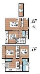 ＷＩＮ－ＷＩＮ　ＨＯＵＳＥの物件間取画像